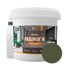 Епоксидна наливна підлога Barko 4,5 кг Оливковий (Barko/4,5dol)