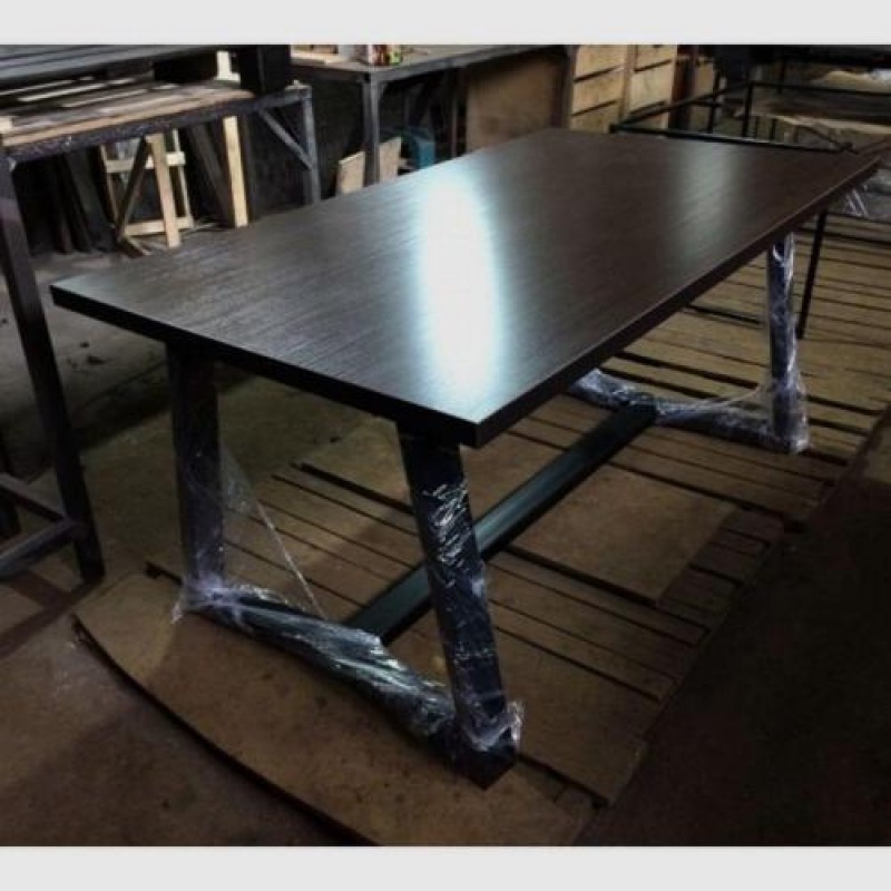 Обідній стіл у стилі Loft NS-1110 780x1600x850 мм Черный