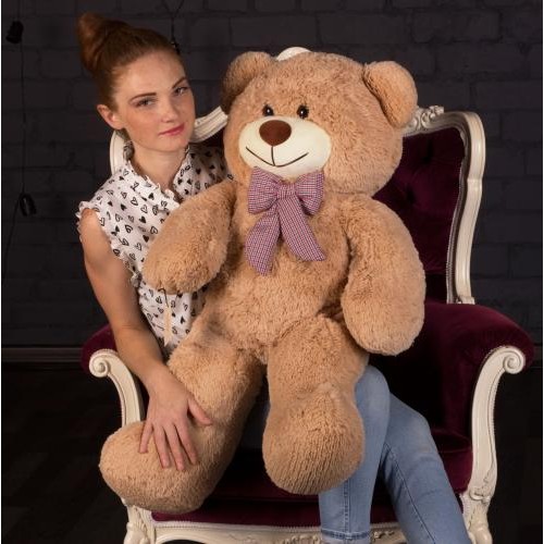 Плюшевий ведмедик Mister Medved Тедді 100 см Латте (145) Плюшевий ведмедик Mister Medved Тедді 100 см Латте (145)
