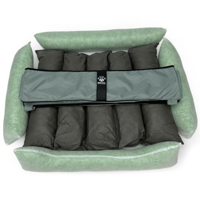Лежак ліжко для собак всіх порід EGO Bosyak Waterproof L 90х75 Сірий (спальне місце для великих собак)