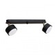 Світильник стельовий MSK Electric Copter з поворотними плафонами під дві лампи GX53 NL 80405-2 BK Чорний (619314)