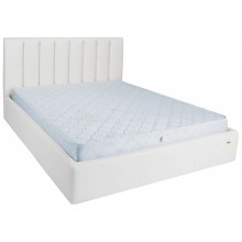 Ліжко Двоспальне Richman Санам 160 х 190 см Boom 01 З підйомним механізмом та нішою для білизни Біле
