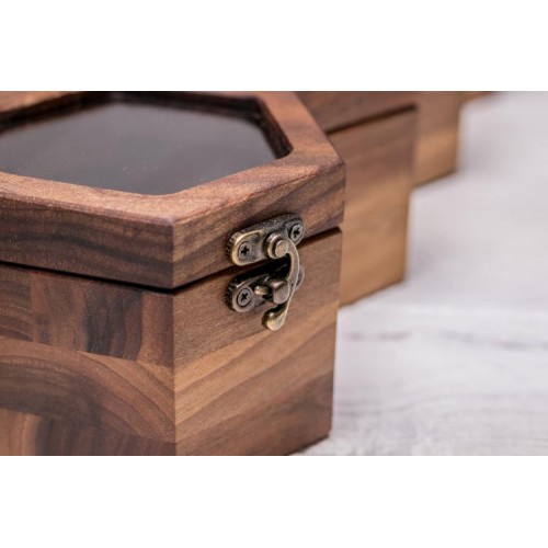 Сотова скринька-органайзер для 10 годинників ecoWalnut 7.8х59.7х23.5 см Сотова скринька-органайзер для 10 годинників ecoWalnut 7.8х59.7х23.5 см