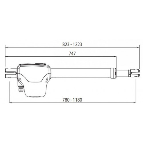 Комплект автоматики для воріт Roger KIT MONOS4/220