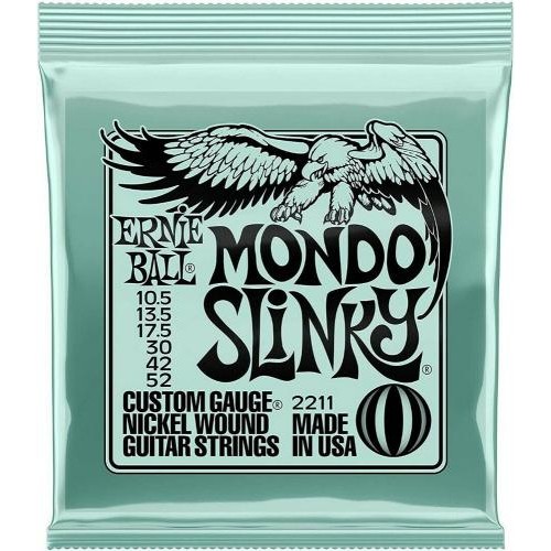 Струни для електрогітари Ernie Ball 2211 Mondo Slinky Nickel Wound 10.5/52 Струни для електрогітари Ernie Ball 2211 Mondo Slinky Nickel Wound 10.5/52