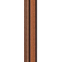 Декоративна стінова рейка Sticker Wall PS 2900x120x12 мм Коричнево-чорний (SW-00001753)