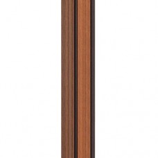 Декоративна стінова рейка Sticker Wall PS 2900x120x12 мм Коричнево-чорний (SW-00001753)