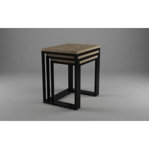 Набір металевих табуреток GoodsMetal у стилі лофт 