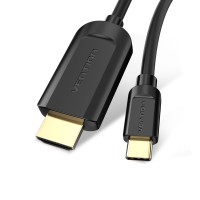 Адаптер-кабель Vention Type-C/HDMI M/M 2 м Black CGUBH