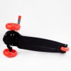 Самокат триколісне світло деки та коліс знімне кермо Best Scooter MAXI 60 кг Red and grey (114443)