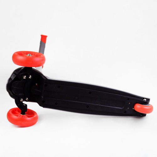 Самокат триколісне світло деки та коліс знімне кермо Best Scooter MAXI 60 кг Red and grey (114443) Самокат триколісне світло деки та коліс знімне кермо Best Scooter MAXI 60 кг Red and grey (114443)