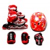 Ролики із набором захисту Happy розмір 29-33 Red (979210876-S)