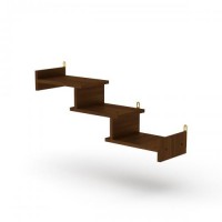 Полиця настінна П 14 Компанит Горіх Екко Полиця настінна П 14 Компанит Горіх Екко