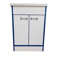 Тумба Mikola-M пластик 3.0 Blue з умивальником СОМО 60 см Тумба Mikola-M пластик 3.0 Blue з умивальником СОМО 60 см