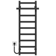 Рушникосушарка електрична Nicolе П9 400х1000 Deffi Чорний JD04 (A.NI.100.40.9.E.B.L.2)