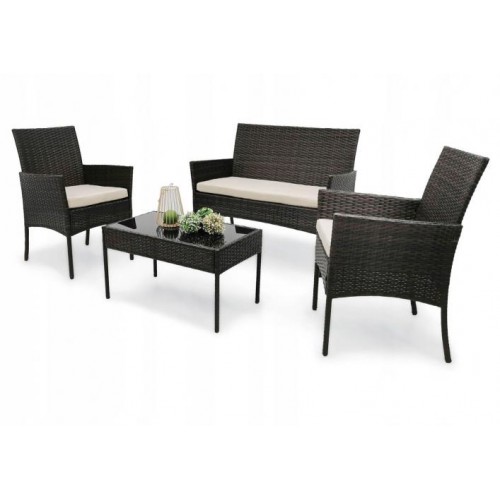 Набор садовой мебели Kontrast TECHNORATTAN BROWN Набор садовой мебели Kontrast TECHNORATTAN BROWN