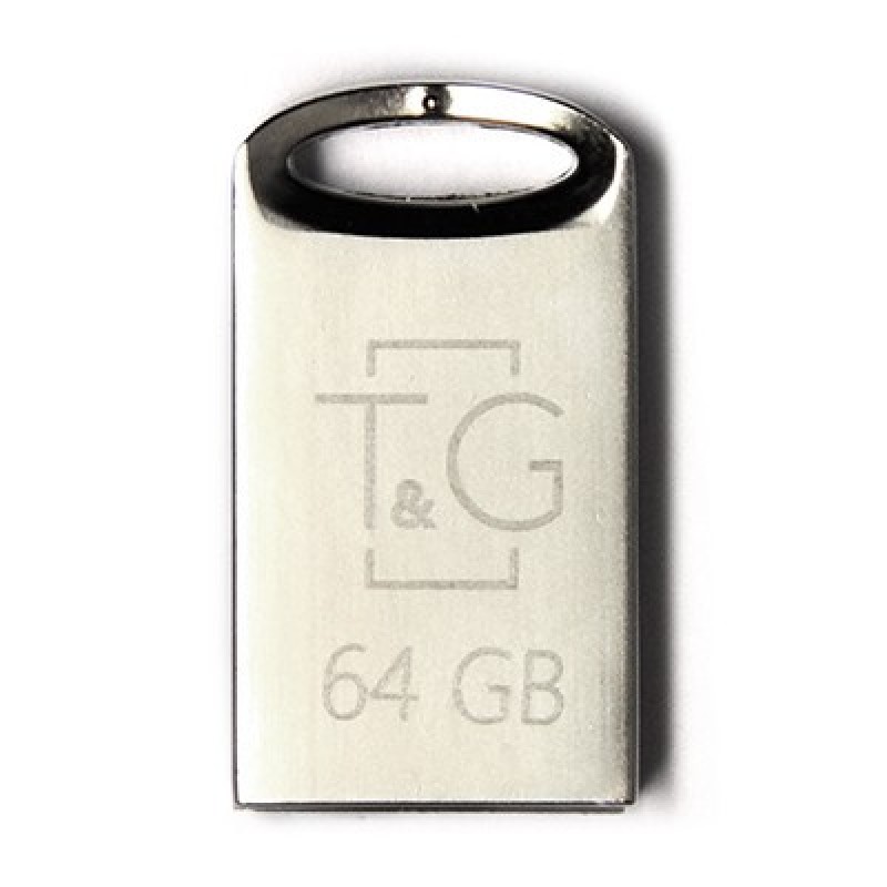 Флеш-накопичувач USB 64GB T&G 105 Metal Series Silver (TG105-64G)