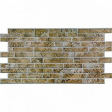 Декоративна ПВХ панель під цеглу Sticker Wall 960*480*4мм (D) SW-00001839 Коричнево-сіра
