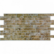 Декоративна ПВХ панель під цеглу Sticker Wall 960*480*4мм (D) SW-00001839 Коричнево-сіра