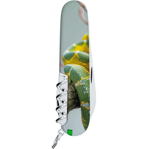 Складаний ніж Victorinox Climber Zodiac Зелена змія 91 мм Різнокольоровий (1.3703.7_Z4270pk) Складаний ніж Victorinox Climber Zodiac Зелена змія 91 мм Різнокольоровий (1.3703.7_Z4270pk)