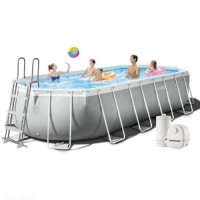Каркасний басейн Intex 26798, 610 x 305 x 122 см (5678 л/год, драбина, тент, підстилка)