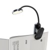 Універсальна акумуляторна LED лампа на кліпсі Baseus Comfort Reading Mini Clip Lamp DGRAD-0G (Темно-сіра)