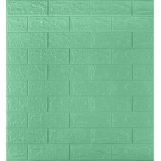 Самоклеюча декоративна 3D панель 3D Loft 700x770x3 мм М'ятний (237)
