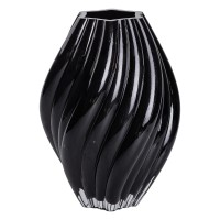 Ваза для квітів з 3D-ефектом Flower Season 30 см Чорний (HP-10-4)