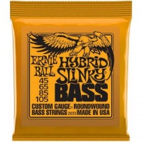 Струни для бас-гітари Ernie Ball 2833 Hybrid Slinky Nickel Wound 4-String Bass 45/105 Струни для бас-гітари Ernie Ball 2833 Hybrid Slinky Nickel Wound 4-String Bass 45/105