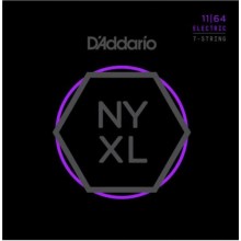 Струни для електрогітари D'Addario NYXL1164 Nickel Wound Medium Electric Guitar 7-Strings 11/64