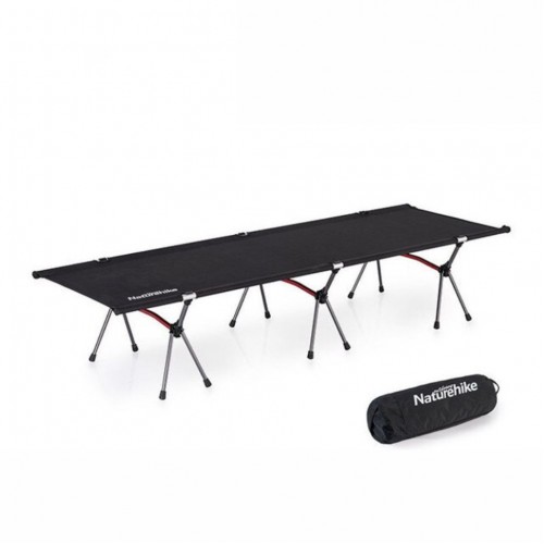 Ліжко складне туристичне Naturehike NH20JJ009 190х65х38 см Чорний (2417525681)
