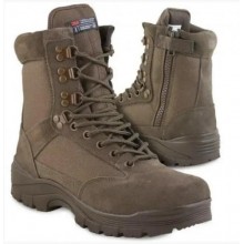 Тактичні черевики Mil-Tec Tactical side zip boot ykk 12822109 44 Коричневий (2062674754)