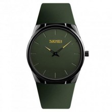 Наручний класичний годинник Skmei 1601S Зелений