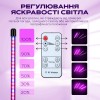 Фітолампа світлодіодна (LED) No Brand для рослин регулювання яскравості та кольору з пультом гнучка IP65 (FL-02)