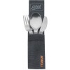Набір столовий Esbit Titanium cutlery set 3 шт Сірий (017.0016)