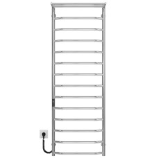 Рушникосушарка електрична Трапеція з полицею П15 500х1500 Deffi Хром JD03 (C.TP.150.50.15.E.C.L.1)