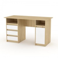 Письмовий стіл Декан-2 Компанит дуб сонома + білий Письмовий стіл Декан-2 Компанит дуб сонома + білий