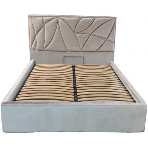 Ліжко двоспальне BNB Aurora Premium 160 х 200 см Simple Сірий в інтернет супермаркеті PbayMarket!