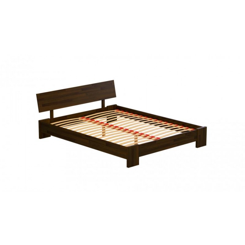 Ліжко дерев'яне Estella Титан 120х190 см Темний горіх Щит 2Л2.5 (8400150029)