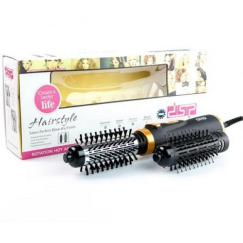 Фен-щітка Dsp Hairstyle D-50046 1000W Чорний (2104618630) Фен-щітка Dsp Hairstyle D-50046 1000W Чорний (2104618630)