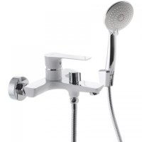 Змішувач для ванни з коротким виливом Mixxus Premium Eva 009 Euro Білий (MI5811) Змішувач для ванни з коротким виливом Mixxus Premium Eva 009 Euro Білий (MI5811)