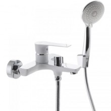 Змішувач для ванни з коротким виливом Mixxus Premium Eva 009 Euro Білий (MI5811)