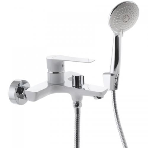 Змішувач для ванни з коротким виливом Mixxus Premium Eva 009 Euro Білий (MI5811) Змішувач для ванни з коротким виливом Mixxus Premium Eva 009 Euro Білий (MI5811)