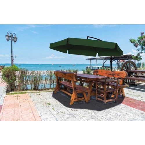 Садова парасоля GardenLine Green 3,5 м + Чехол Садова парасоля GardenLine Green 3,5 м + Чехол