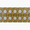 Декоративна панель ПВХ під жовто-білі соти 960х480х4мм SW-00001790 Sticker Wall