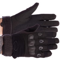 Тактичні рукавички з закритими пальцями і посилив. протектор OAKLEY BC-4623 (р-р ХХL) Чорний (PT0155)