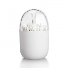 Контейнер для ватних паличок Cotton Buds Кролик Білий (surh124003)