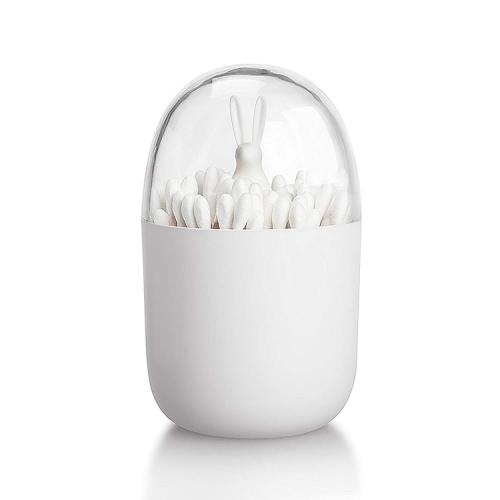 Контейнер для ватних паличок Cotton Buds Кролик Білий (surh124003) в інтернет супермаркеті PbayMarket!