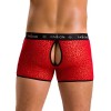 Чоловічі прозорі боксери Passion Short 046 Parker XXL/XXXL Red, сітка, під леопард в інтернет супермаркеті PbayMarket!