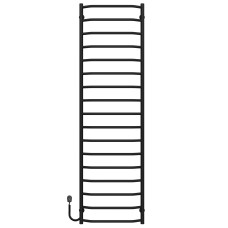 Рушникосушарка електрична Трапеція П17 500х1800 Deffi Чорний EF16 (C.TR.180.50.17.E.B.L.5)